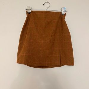 Plaid Skirt